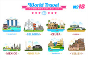 World Travel Countries Collection 18