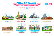 World Travel Countries Collection 19