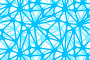 Blue neural net on white