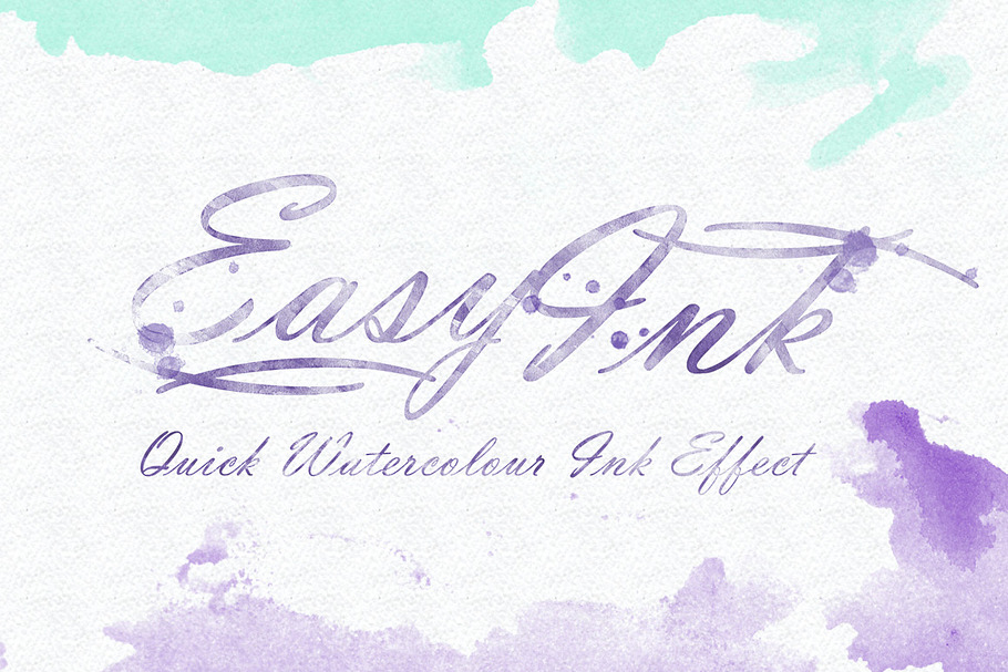 Watercolor - EasyInk - Quick Ink Efx