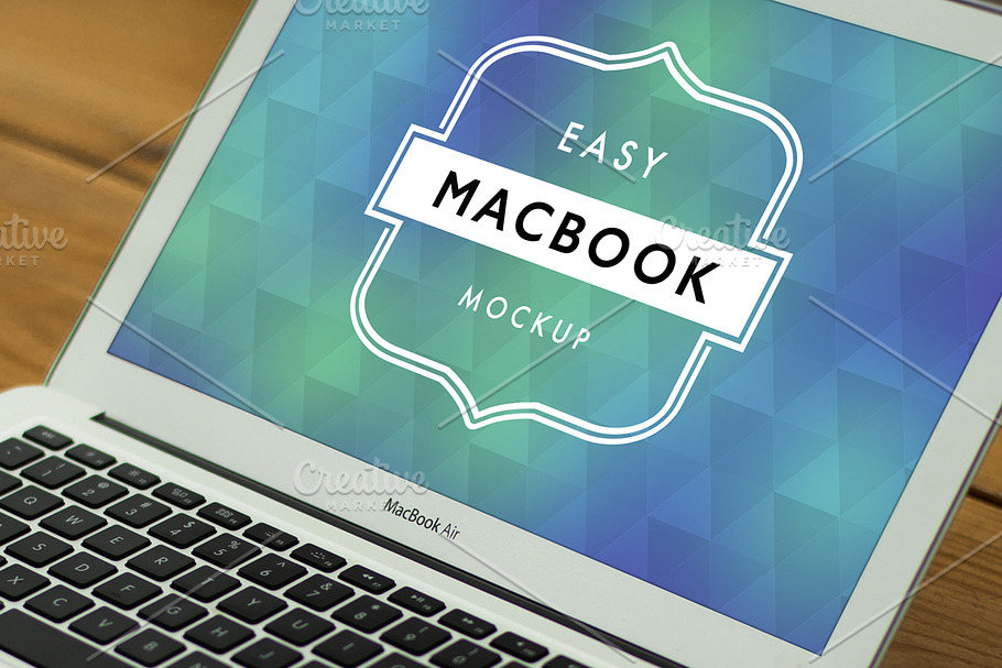 Mockup Macbook Air Mac 8 in Mobile & Web Mockups - product preview 8