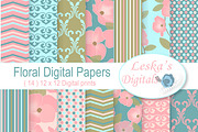 Floral Digital Paper