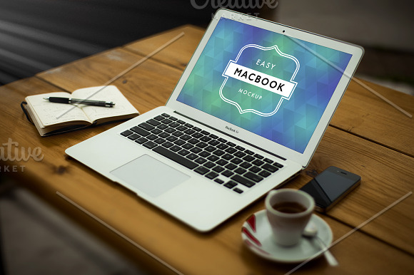 Mockup Macbook Air Mac 8 in Mobile & Web Mockups - product preview 2