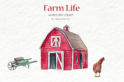 Farm Themed Clipart Set