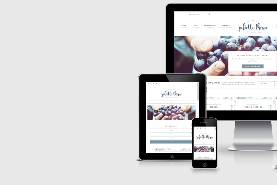 Portfolio eCommerce Genesis theme Ju in WordPress Business Themes - product preview 8