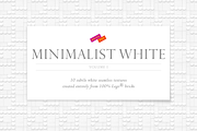 Minimalist White Seamless Patterns