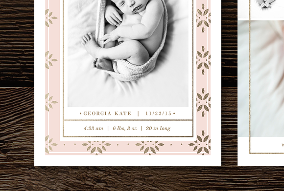 Baby Announcement Template in Flyer Templates - product preview 1