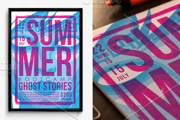 Summer Camp Poster in Flyer Templates - product preview 1