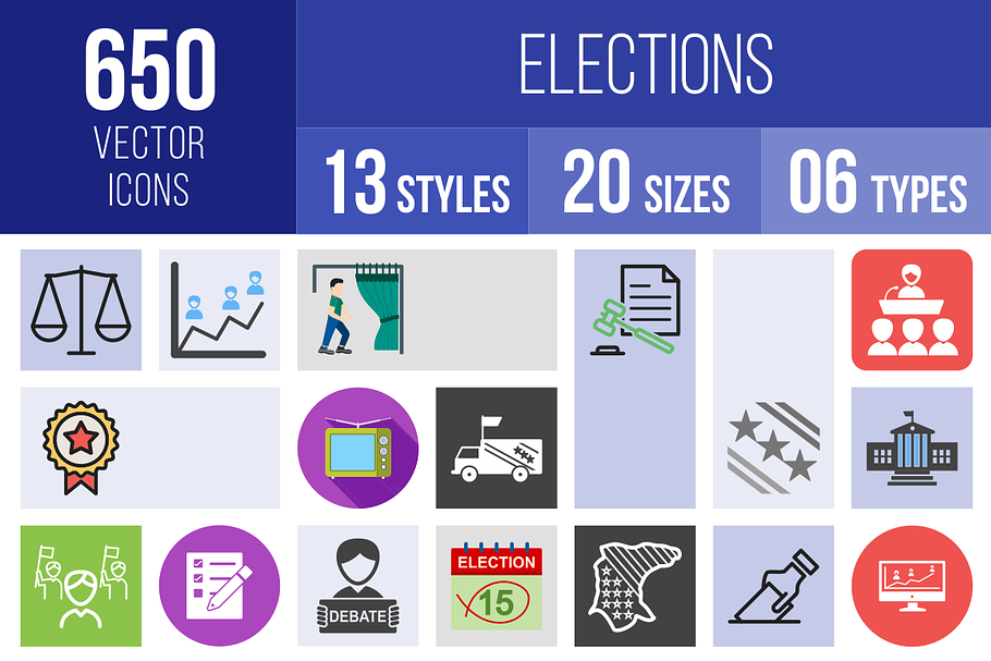 650 Elections Icons