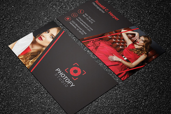 Photography Business Card in Business Card Templates - product preview 1