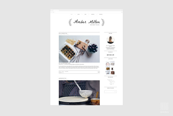 Dainty Blogger Template in Themes - product preview 1