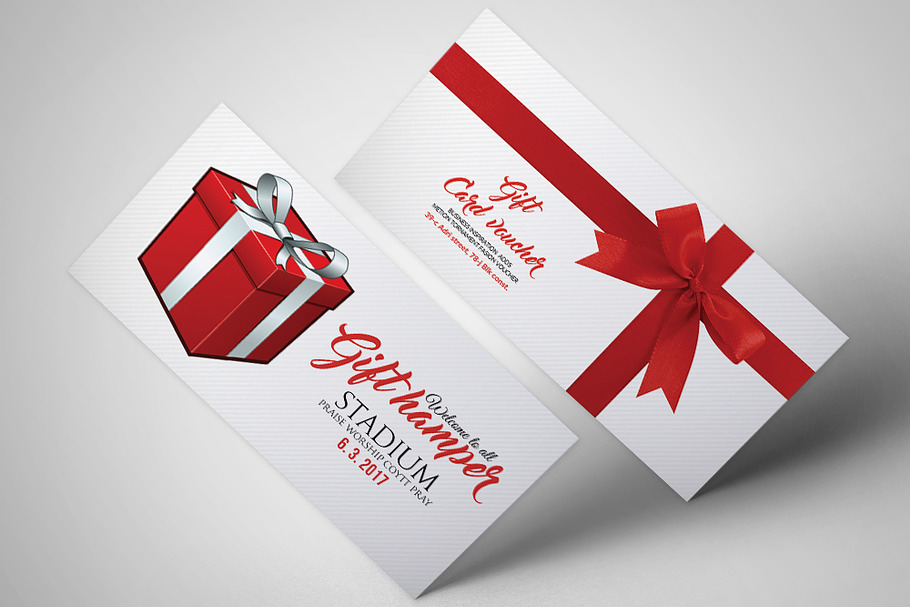 Gift Hamper Gift Voucher in Postcard Templates - product preview 8