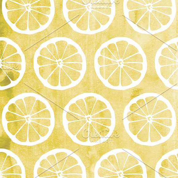 12 Summer Fruit Digital Patterns in Patterns - product preview 1