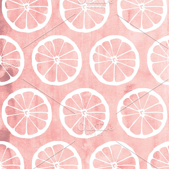 12 Summer Fruit Digital Patterns in Patterns - product preview 2