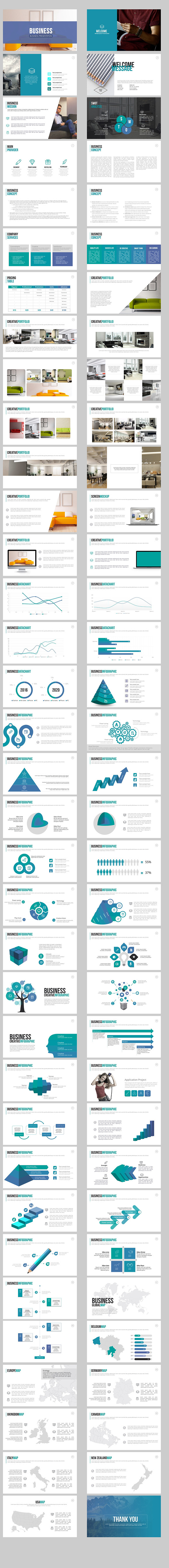 Business Powerpoint in PowerPoint Templates - product preview 1