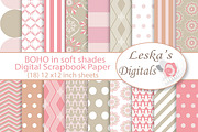 Boho Pattern Design - Digital Paper