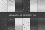 Gray Kraft Paper Seamless Patterns