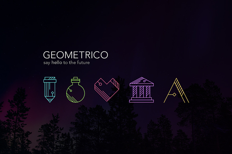 Geometrico - Line Icons