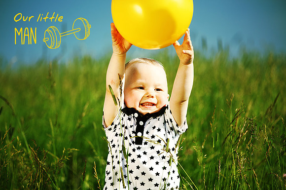 Creative Toddler Photo Overlays in Photoshop Layer Styles - product preview 3
