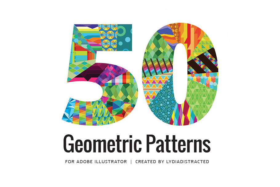 50 Vector Geometric Patterns in Patterns - product preview 8