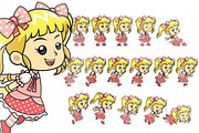 Candy Girl Game Sprites