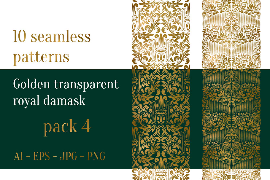 10 royal damask patterns Pack 4
