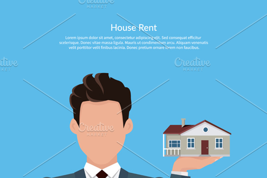 House for Rent in Illustrations - product preview 8