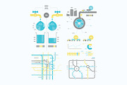 infographics abstract presentation 