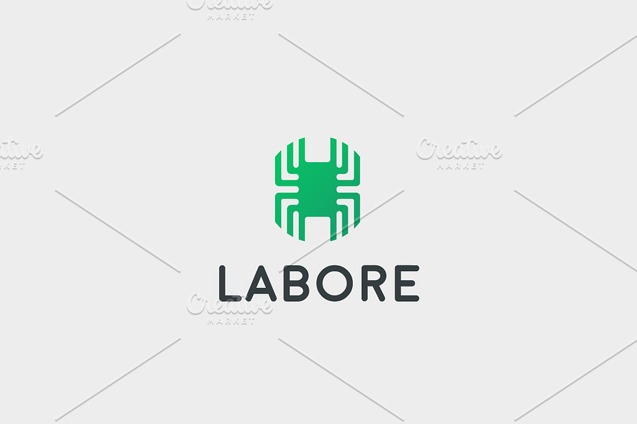 Electronic chip tech logo in Logo Templates - product preview 8