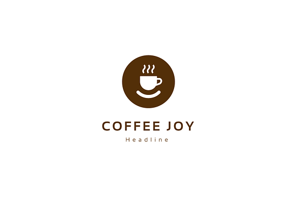 Coffee joy logo. in Logo Templates - product preview 1