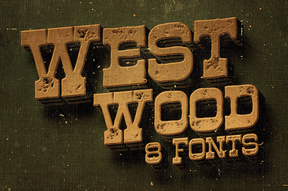 Westwood - Funny Western Font in Display Fonts - product preview 4