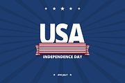 USA Independence day card