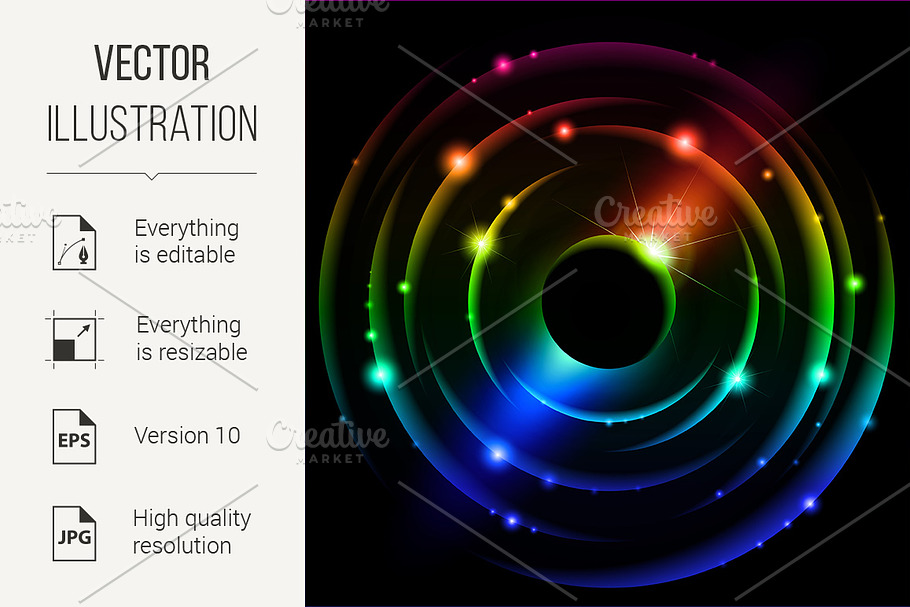 Abstract Solar system #4 in Graphics - product preview 8