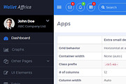 AppDash - Bootstrap Dashboard Navbar