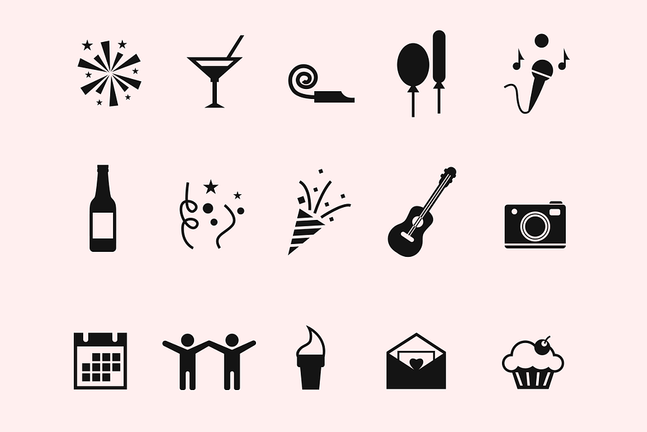 15 Party Icons