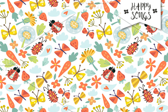 Happy songs patterns in Patterns - product preview 9