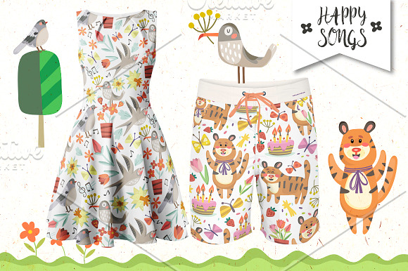 Happy songs patterns in Patterns - product preview 10