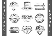 9 Insurance logo templates Vol.3
