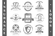 9 Insurance logo templates Vol.2