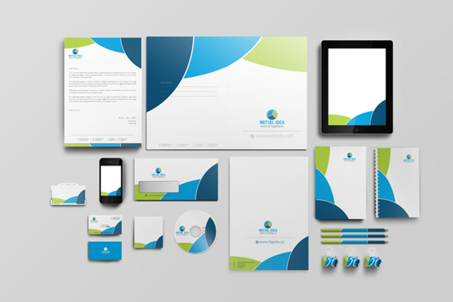 Corporate Identity set in Stationery Templates - product preview 8
