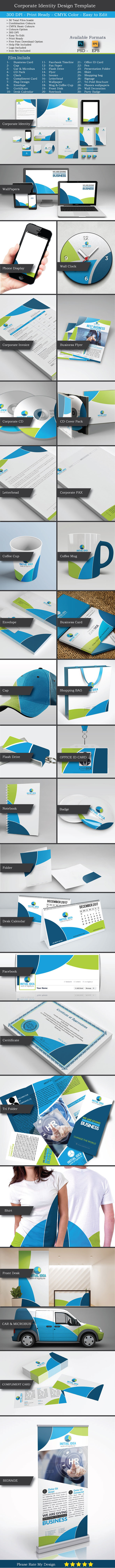 Corporate Identity set in Stationery Templates - product preview 13