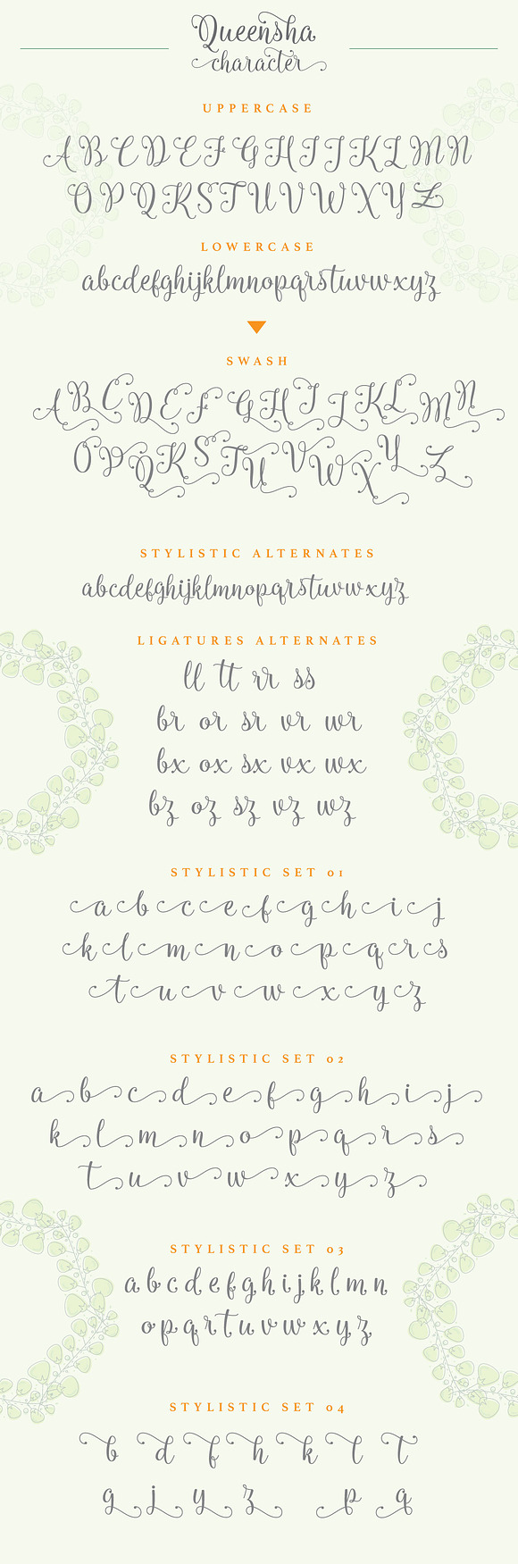 Queensha Typeface in Script Fonts - product preview 7