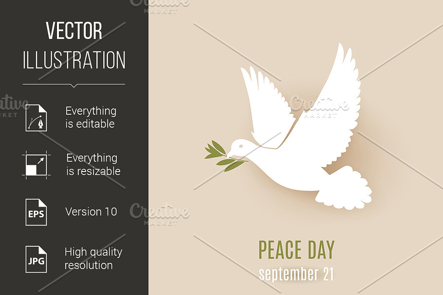 Dove of peace in Graphics - product preview 8