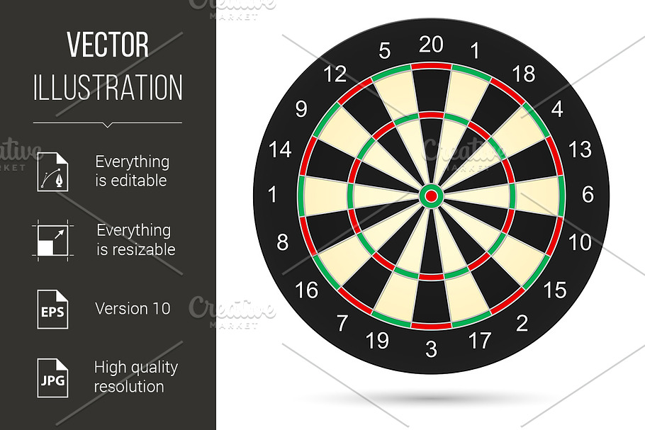 Dartboard in Graphics - product preview 8