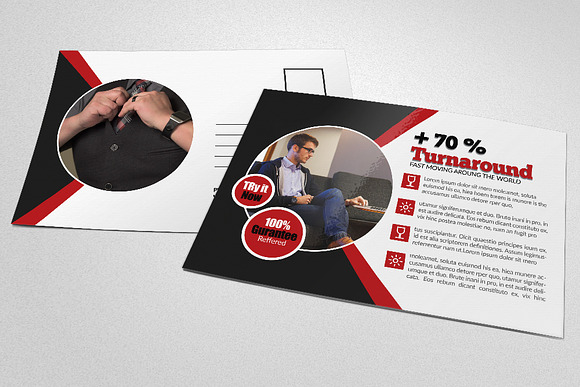 Business Agency Postcard in Postcard Templates - product preview 1