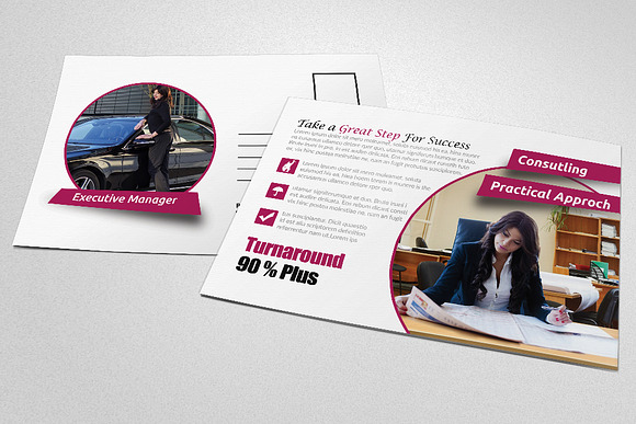 Business Agency Postcard in Postcard Templates - product preview 2