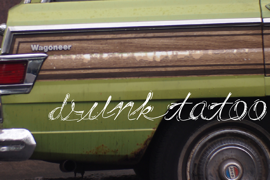 DrunkTattoo in Script Fonts - product preview 8