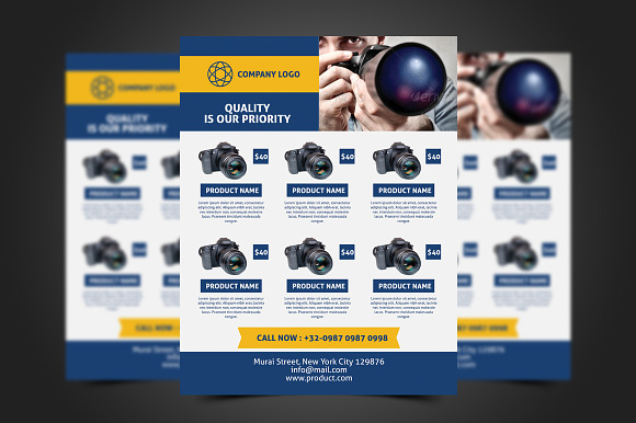 Product Flyer Template in Flyer Templates - product preview 3
