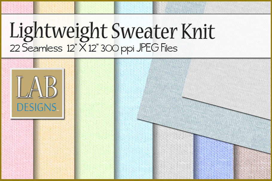 22 Light Sweater Knit Fabric Texture