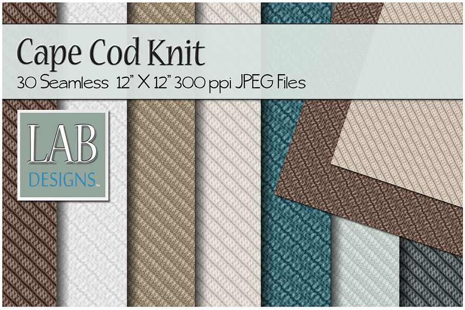 30 Seamless Knit Fabric Textures